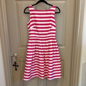 Lilly Pulitzer Pink and White Striped Dress